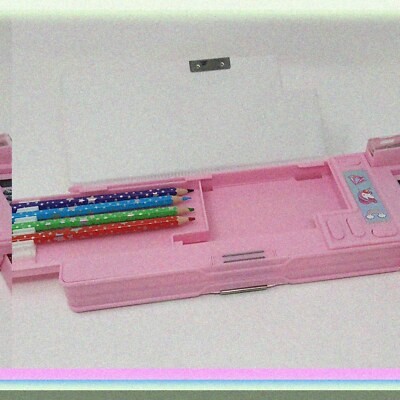 Unicorn Stationery Box with 2 Compartments and Calculator
