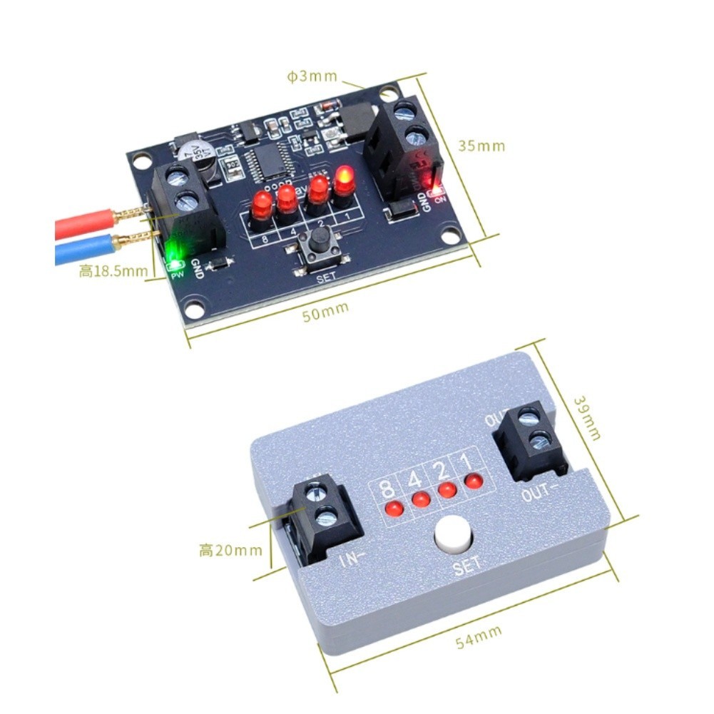 Precision Vibration Detection Switch with Wide Voltage Input from DC 4V to 30V