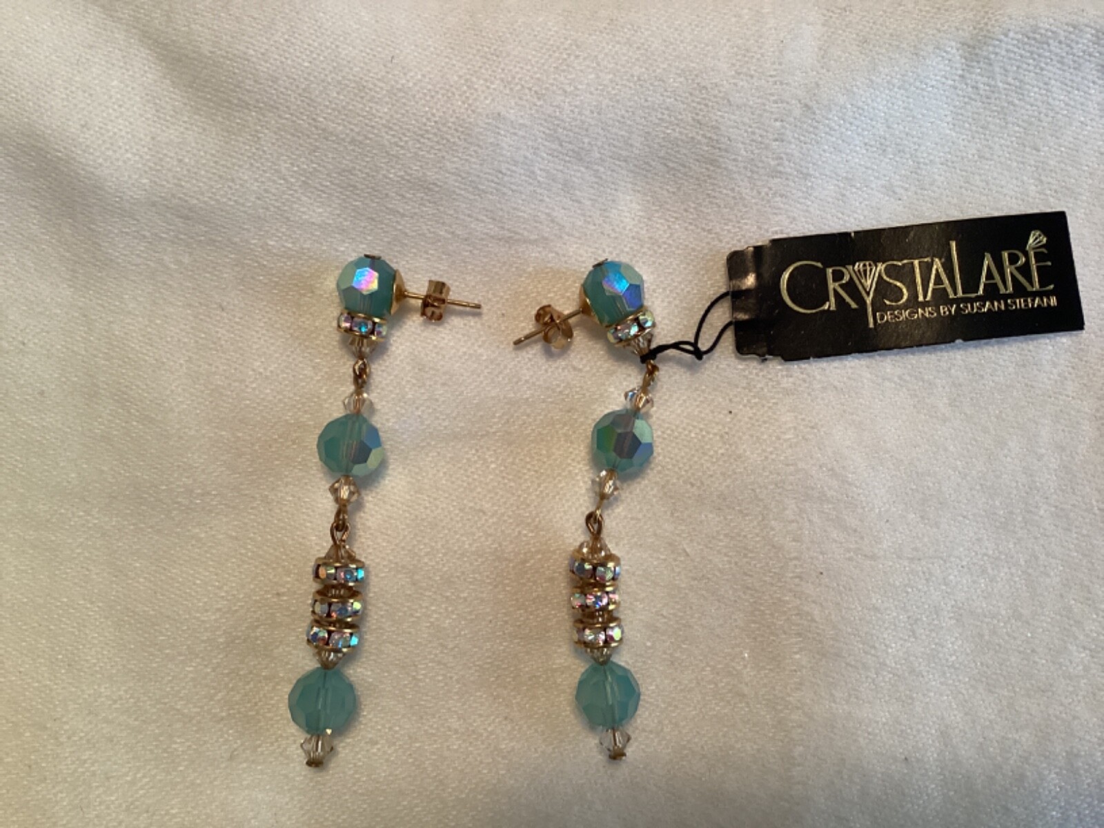 Crystal Susan Stefani Crystal Earrings
