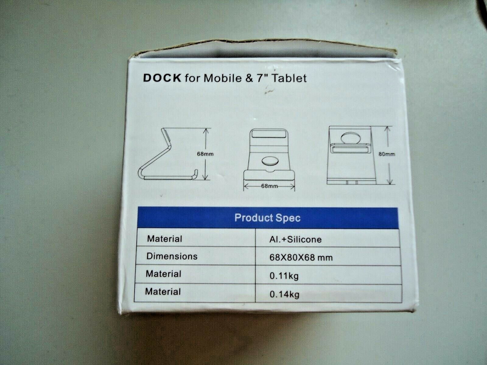 " NIB " LDFAS Dock For Mobile & 7" Tablet " GREAT UNIVERSAL HOLDING DOCK "