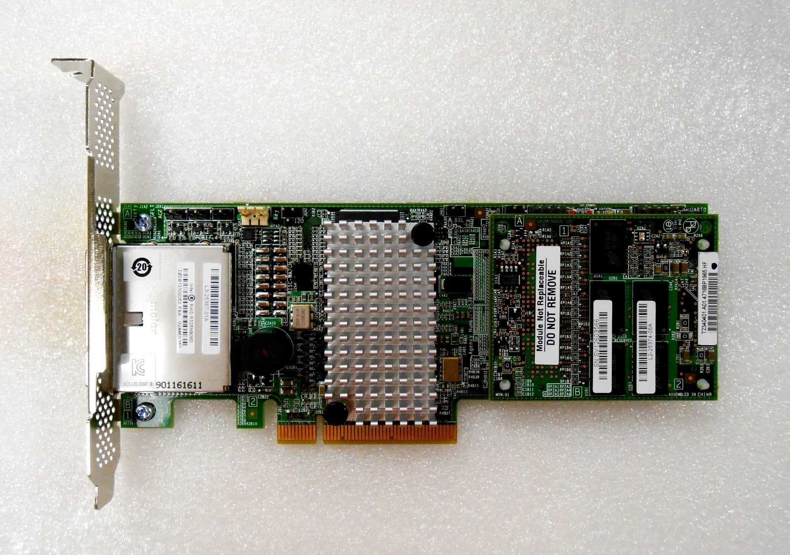 Intel RS25NB008 RAID Controller SAS/SATA PCIe, MD2 Refurbished Card Only