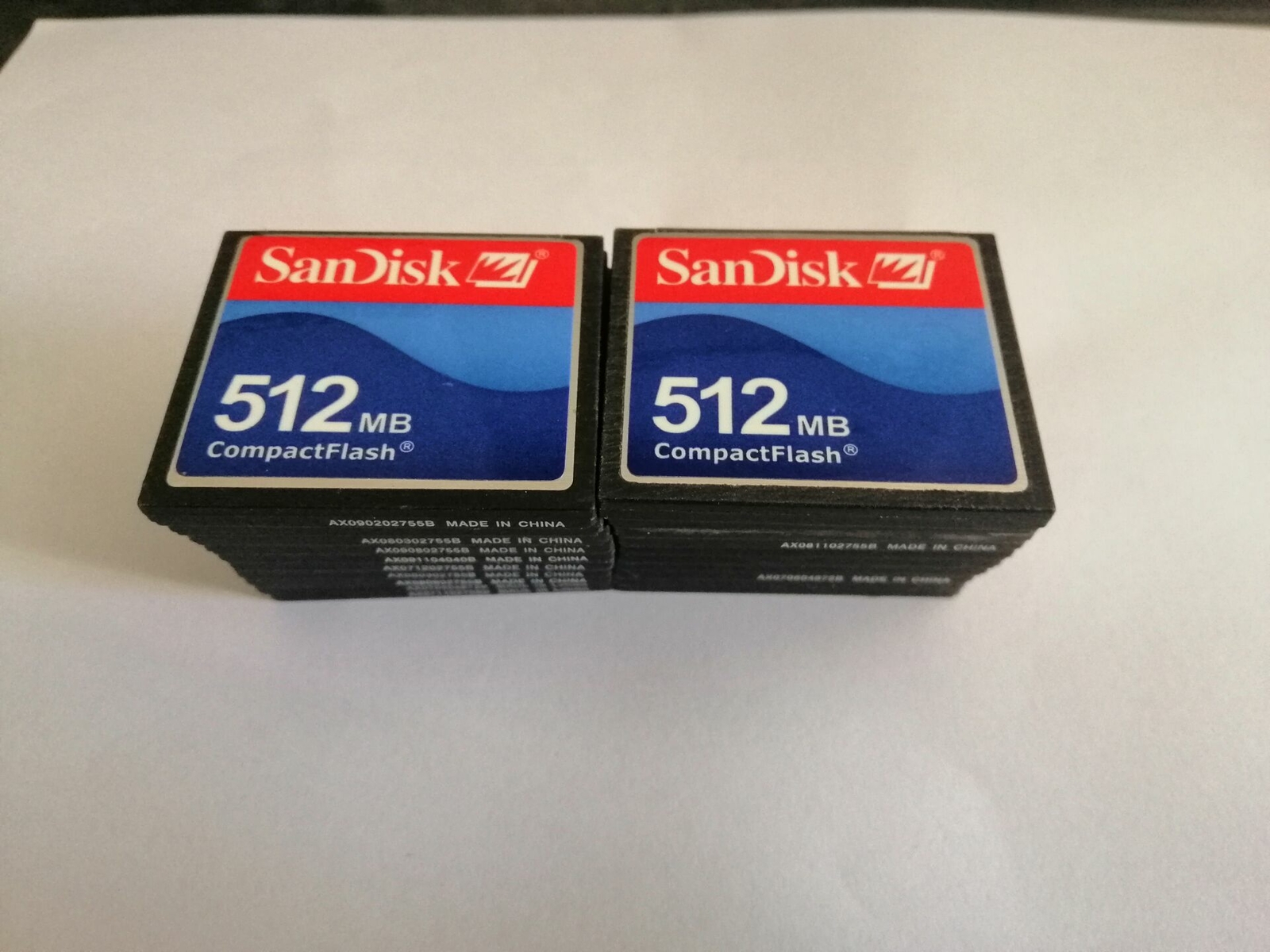 20PCS 512MB SanDisk CompactFlash CF Memory Card 512MB SDCFJ/SDCFB