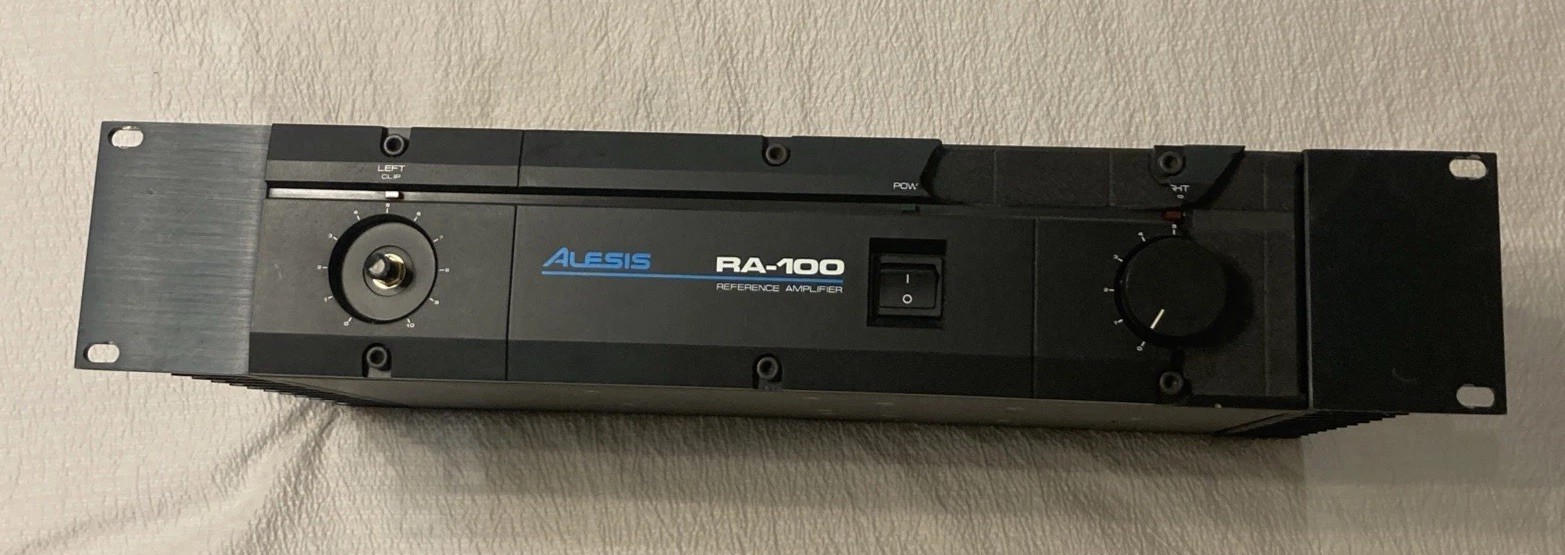 Alesis RA-100 Reference Amplifier Power Amp Works And Sounds Good CHECK PICTURES