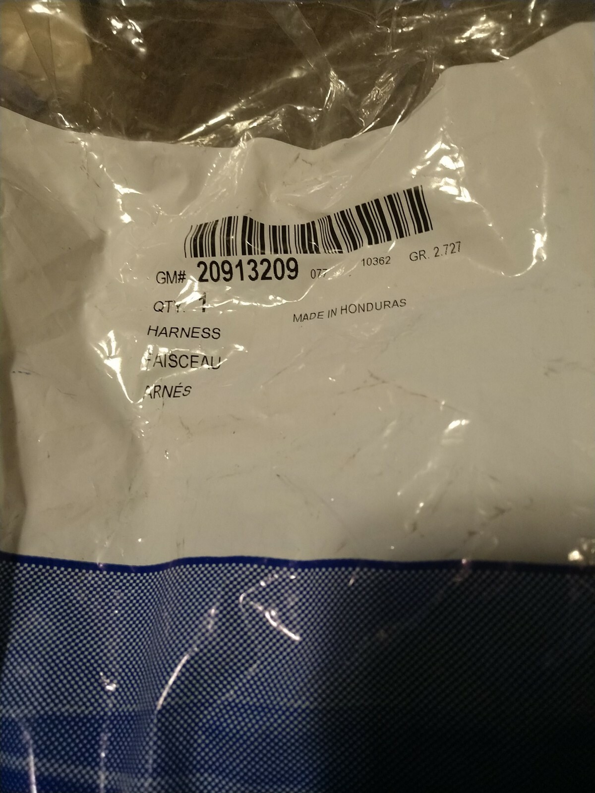 NEW GM Headlamp Harness 20913209