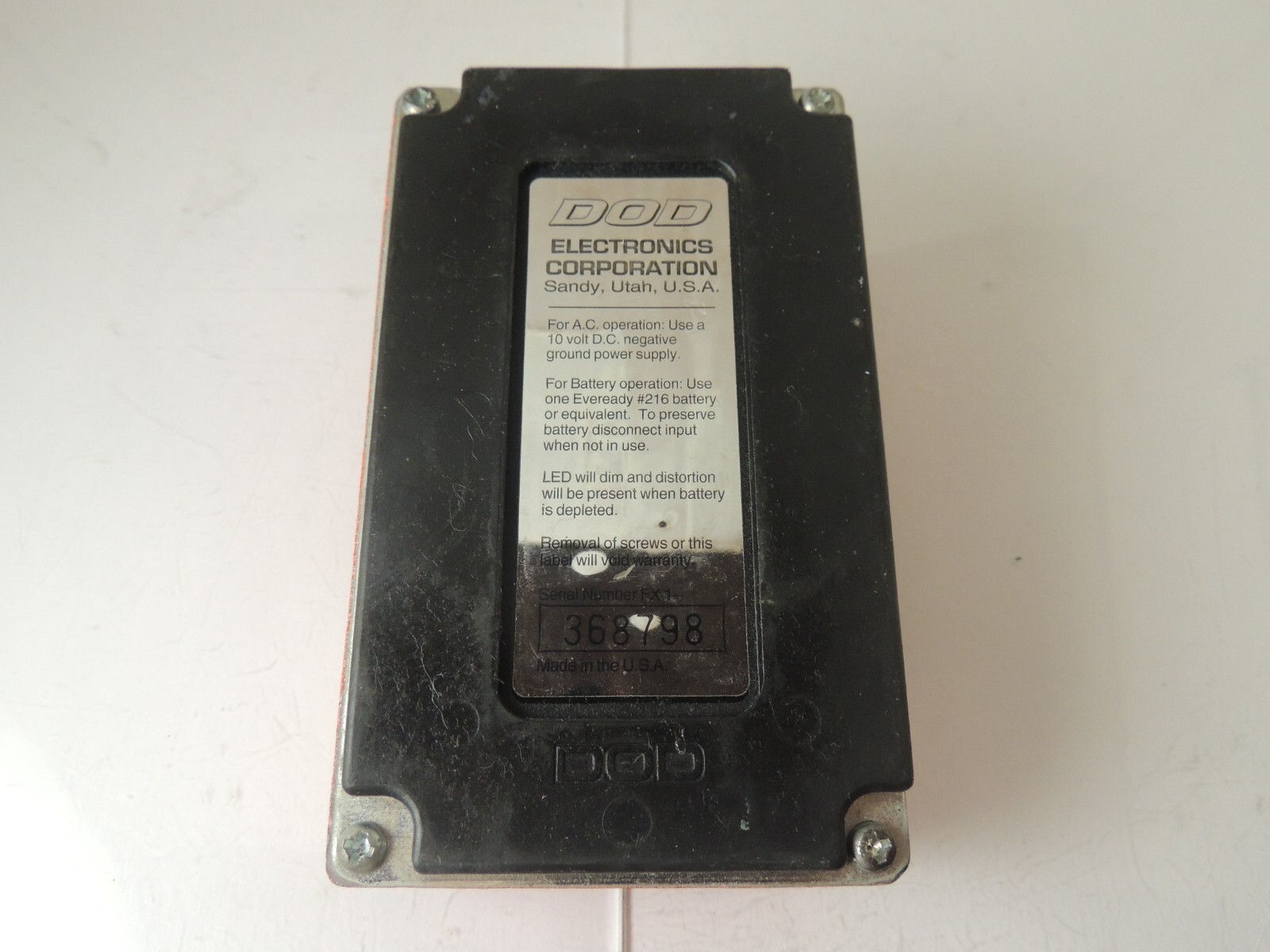 DOD FX-80B Compressor Sustainer Effects Pedal Free USA Shipping