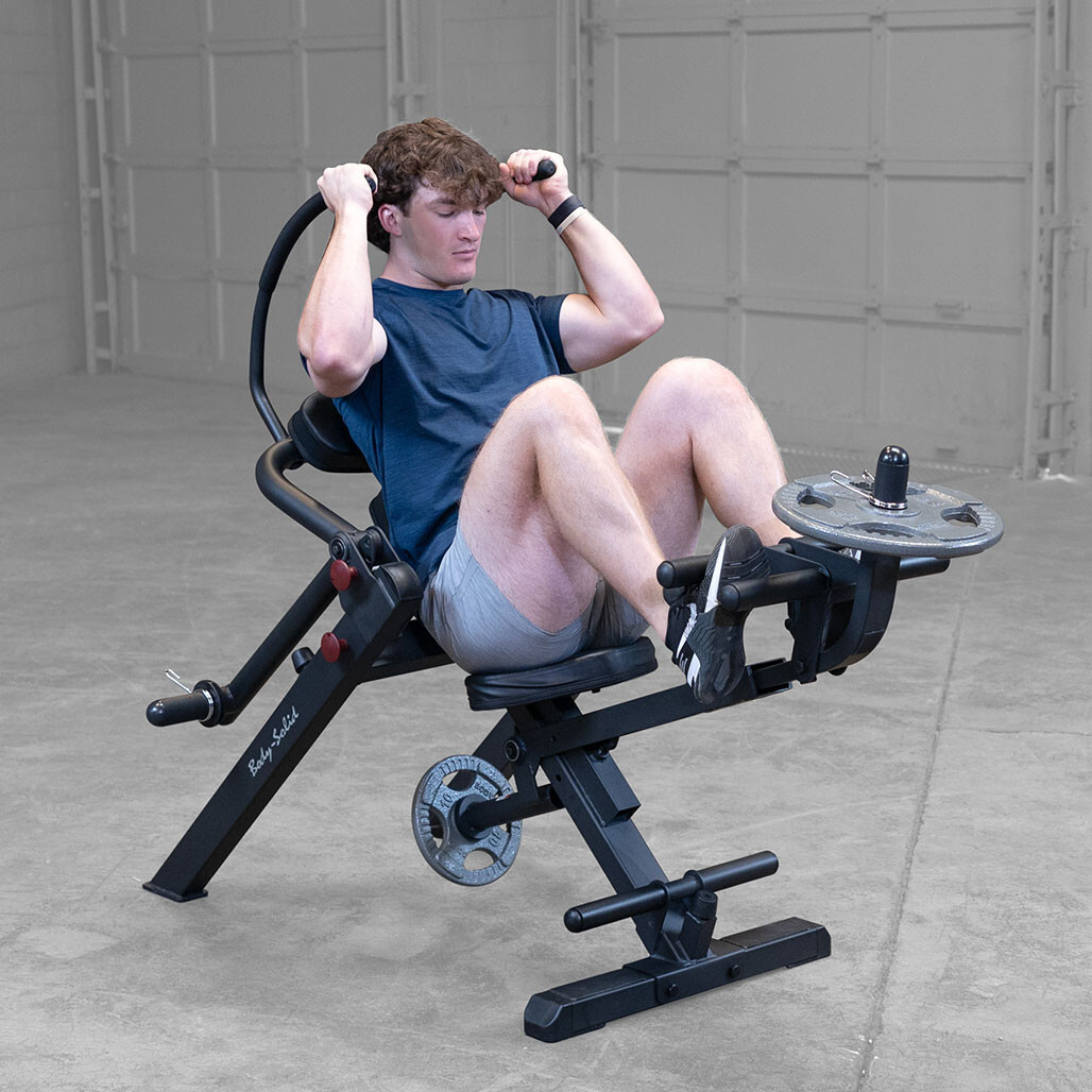 Body-Solid Semi-Recumbent Ab Bench GAB300B