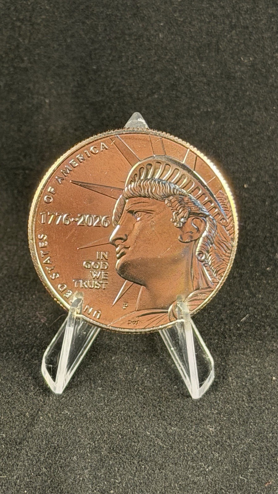 2nd 2026 P Coin Semi quincentennial Die Chip Error FingersTorch BU First Find
