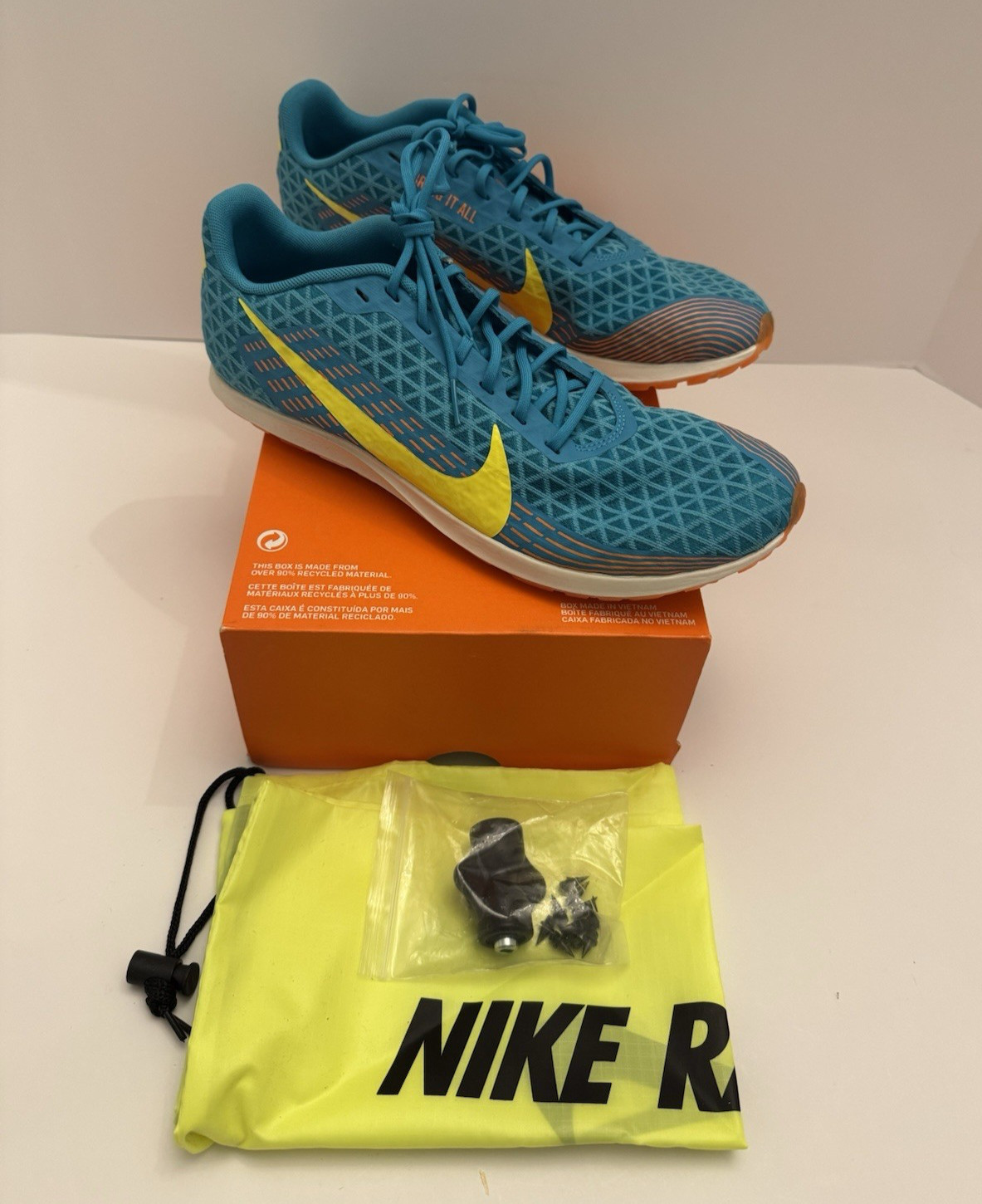 Nike Zoom Rival XC Shoes Mens 11.5 Track & Field Cross Country Spikes AJ0851-300
