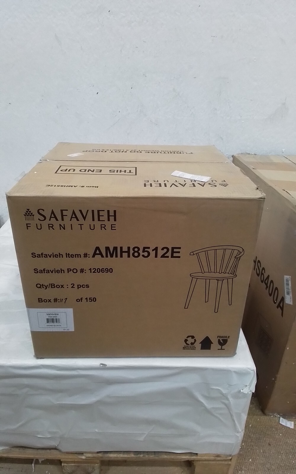 Safavieh BLANCHARD SIDE CHAIR, Reduced Price 2172732953 AMH8512E