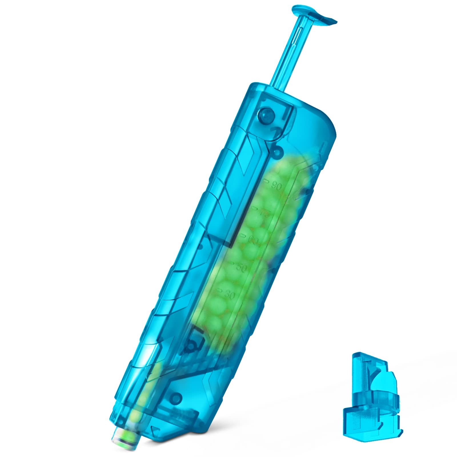 Ludex Airsoft Speed Loader 6mm BBS Pellet 100 Rounds Capacity blue
