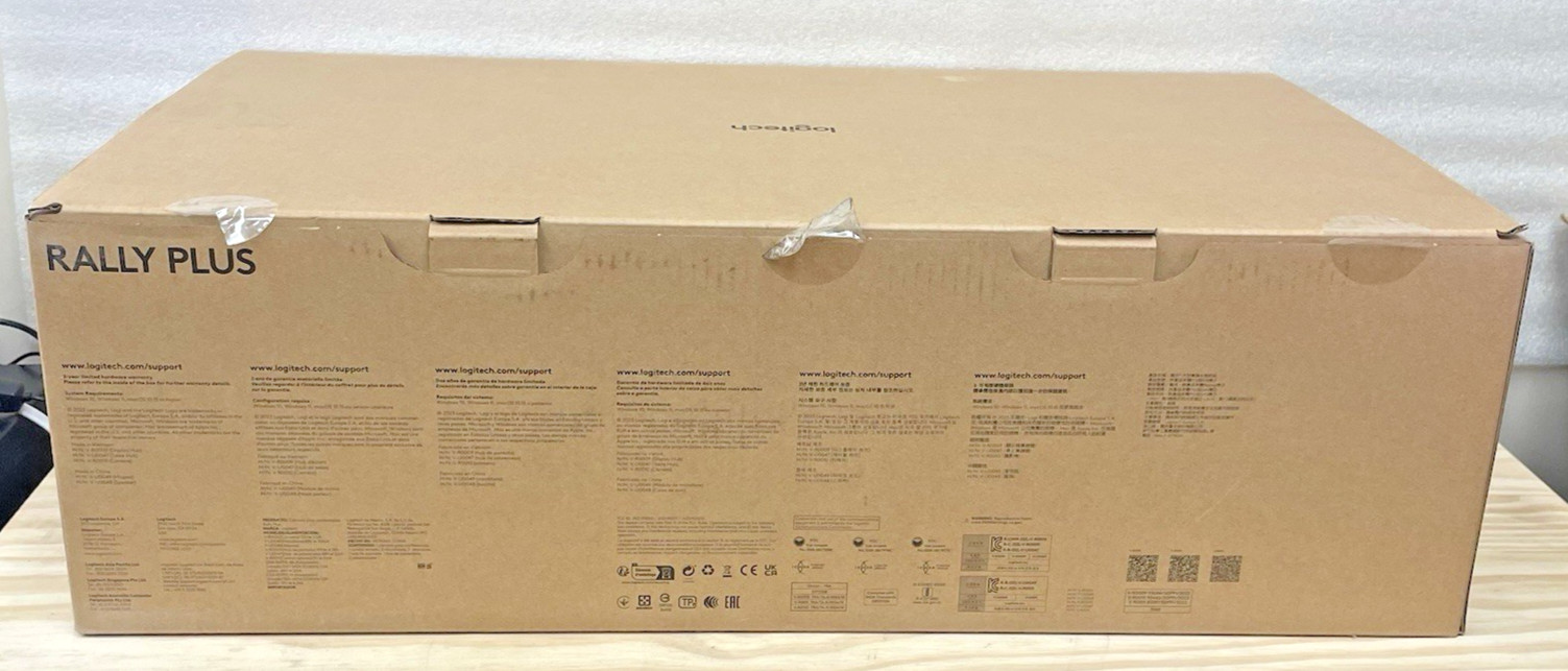 Logitech Rally Plus Video Conferencing System *NEW IN OPEN BOX* #E90