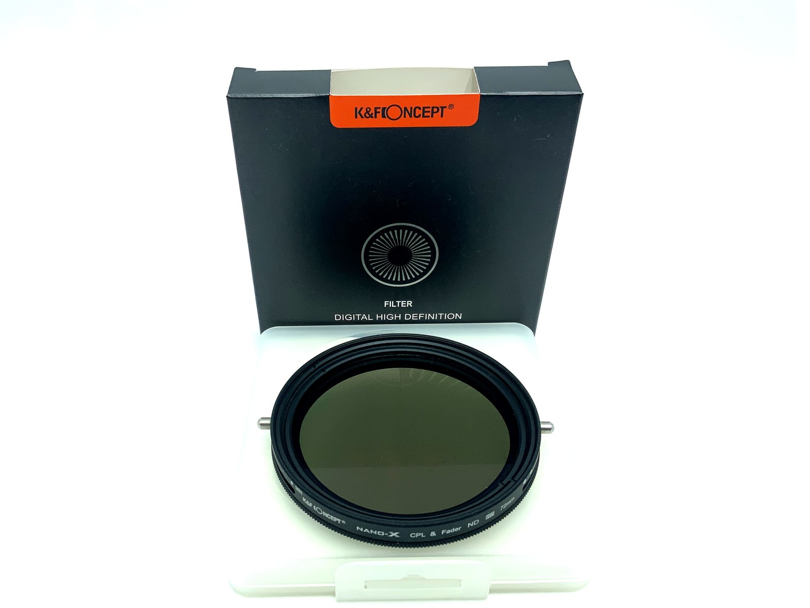 K&F Concept 2-in-1 Nano-X CPL & Fader ND HD Filter, 72mm Circular
