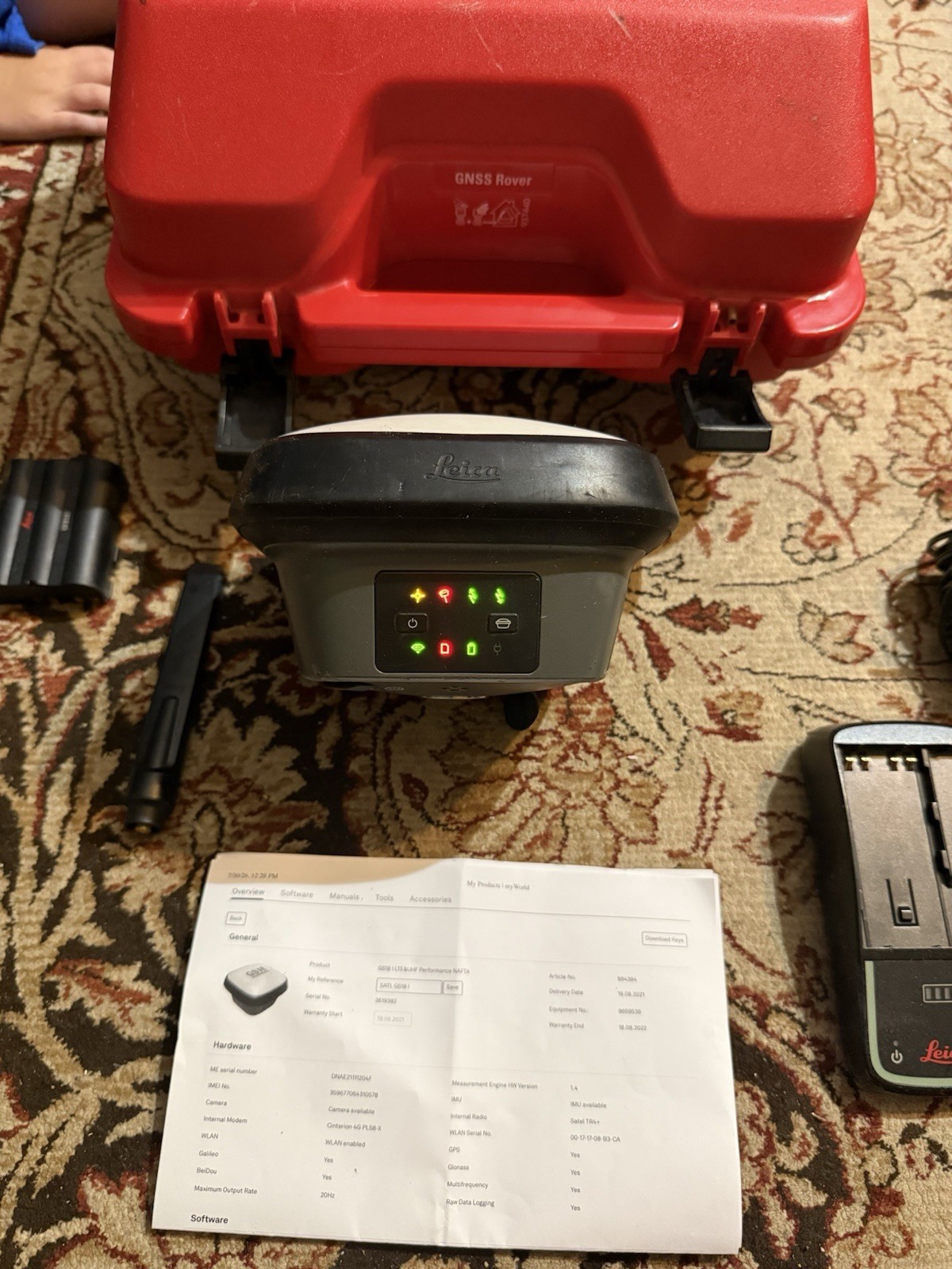 Leica GS18 I - GNSS RTK Rover - Visual Positioning - Tilt Compensation - i Image