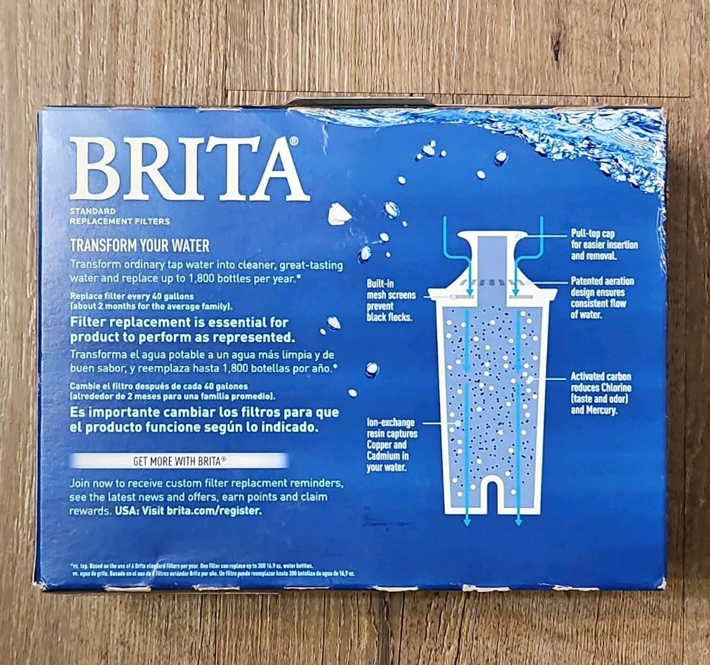 BRITA NEW SEALED Replacement Filters 3 Pack 🌊🥛