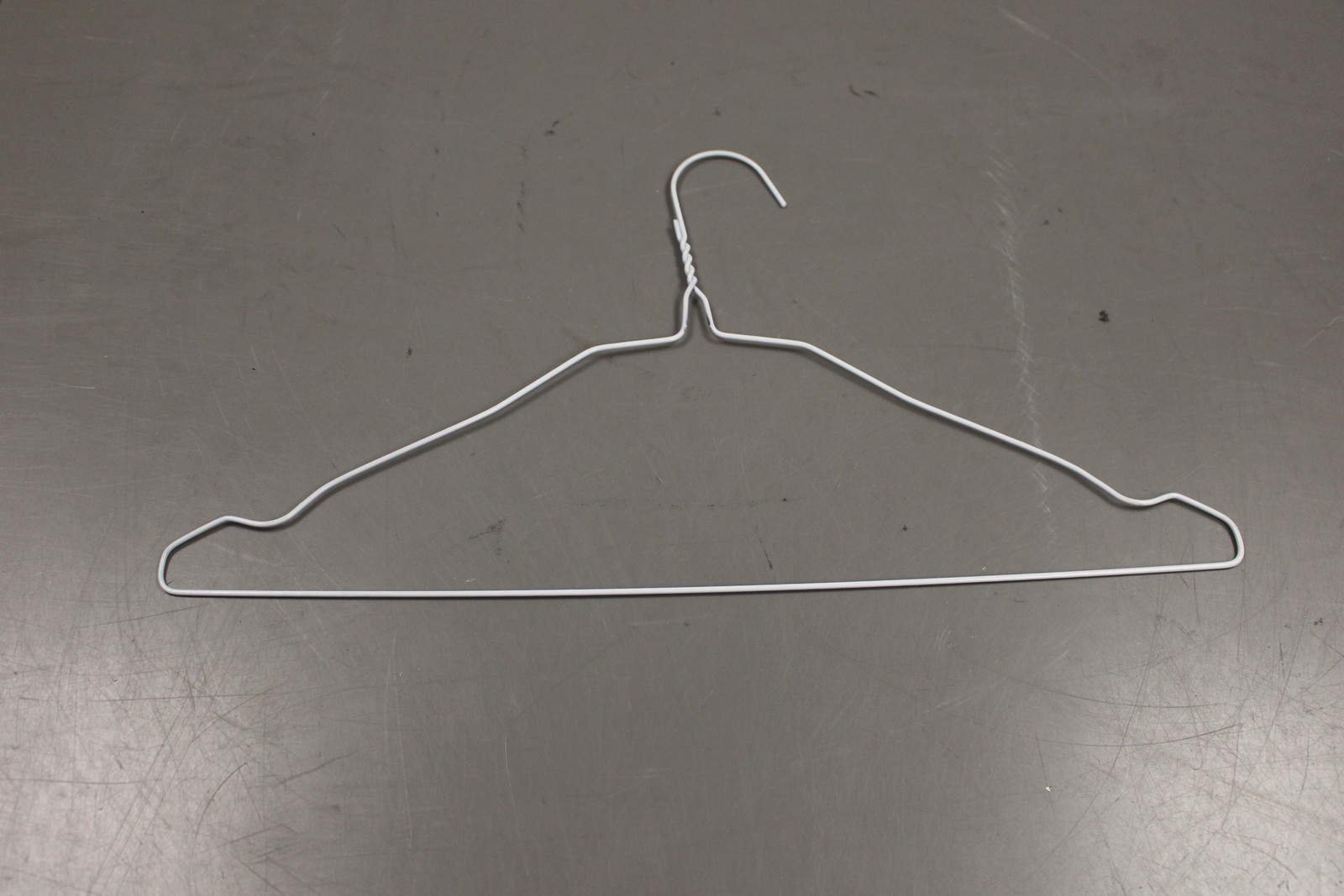 Coated White Wire Hangers - Set of 50 - For Shirts Clothes Blouse Dry Cleaner