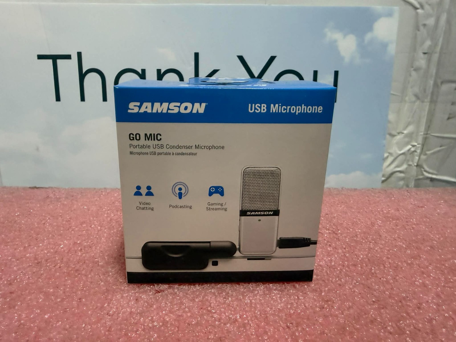 Samson Go Mic Portable Pro Audio Condenser Microphone Mac/PC Conferencing/Studio