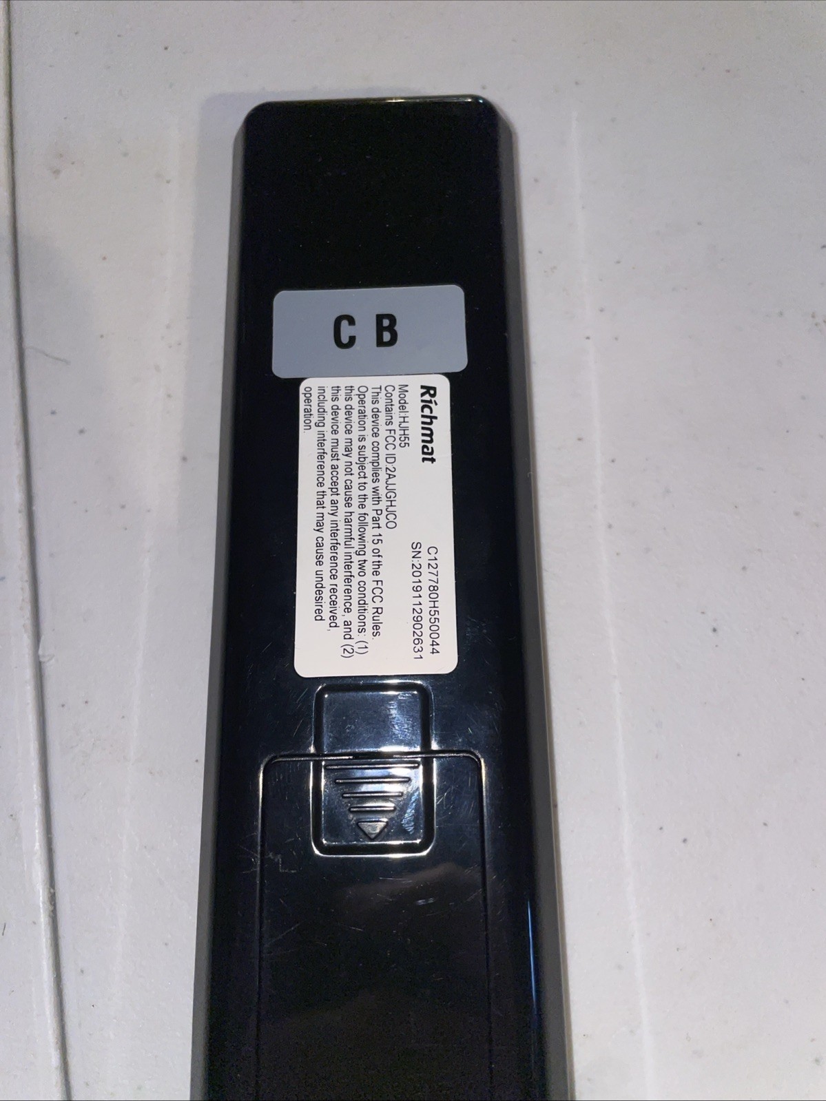 Richmat OEM Model# HJH55 Remote Control, H11204-H55-001, For Adjustable Bed