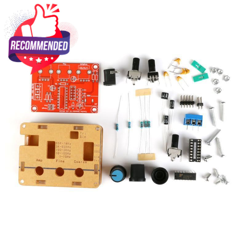 High Precision Function Signal Generator Diy Kit Xr2206 Adjustable Frequency