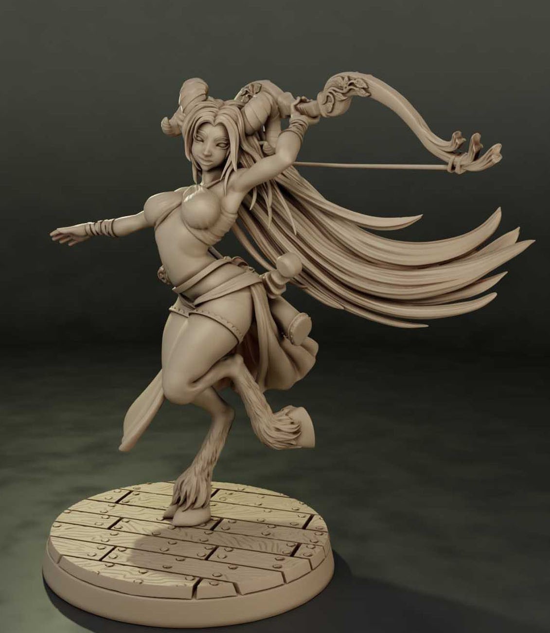 Dungeons & Dragons Playable Character - Female Satyr, Fawn, Free Folk - Ranger