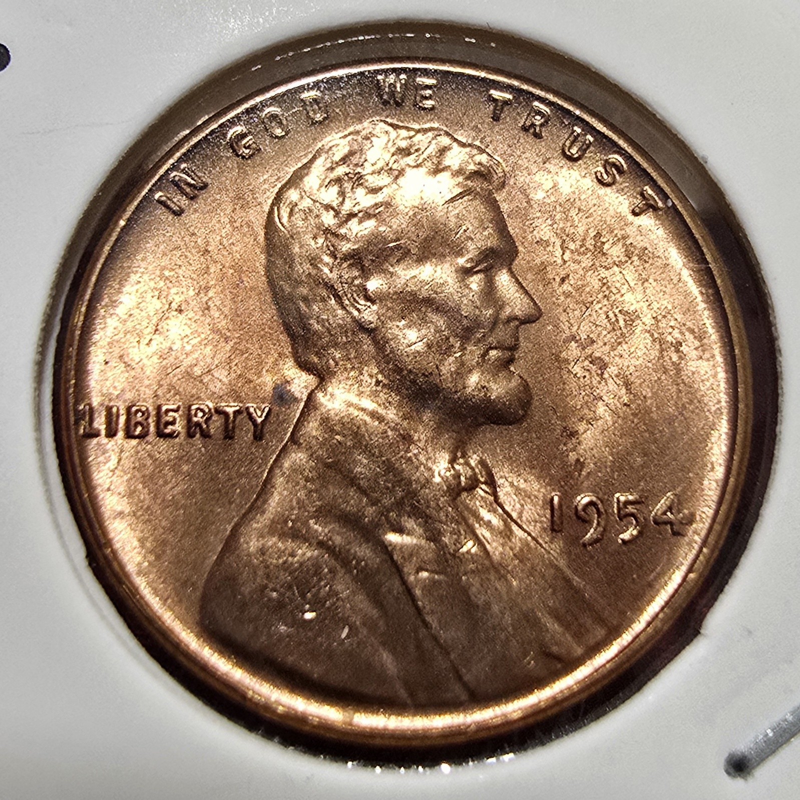 1954 - P - Lincoln Wheat Penny - Uncirculated - Doubling (Slight Error On Date)
