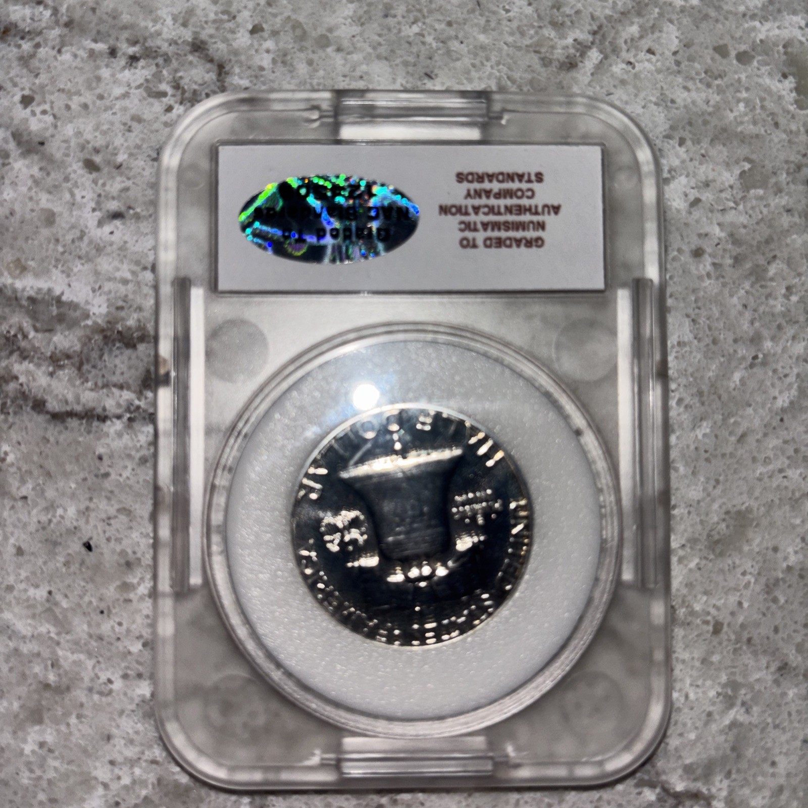 VINTAGE HOLDER NGC PF 68 CAMEO 1963 P PROOF FRANKLIN HALF DOLLAR-FEB103