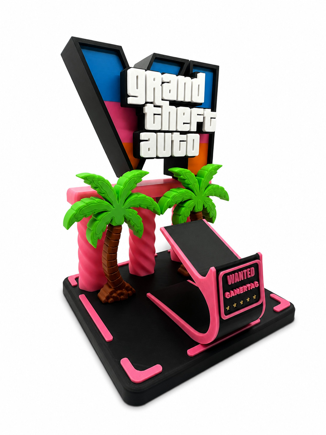 Universal Gaming Controller Stand Holder – 3D Printed Desk Display for PS5, Xbox