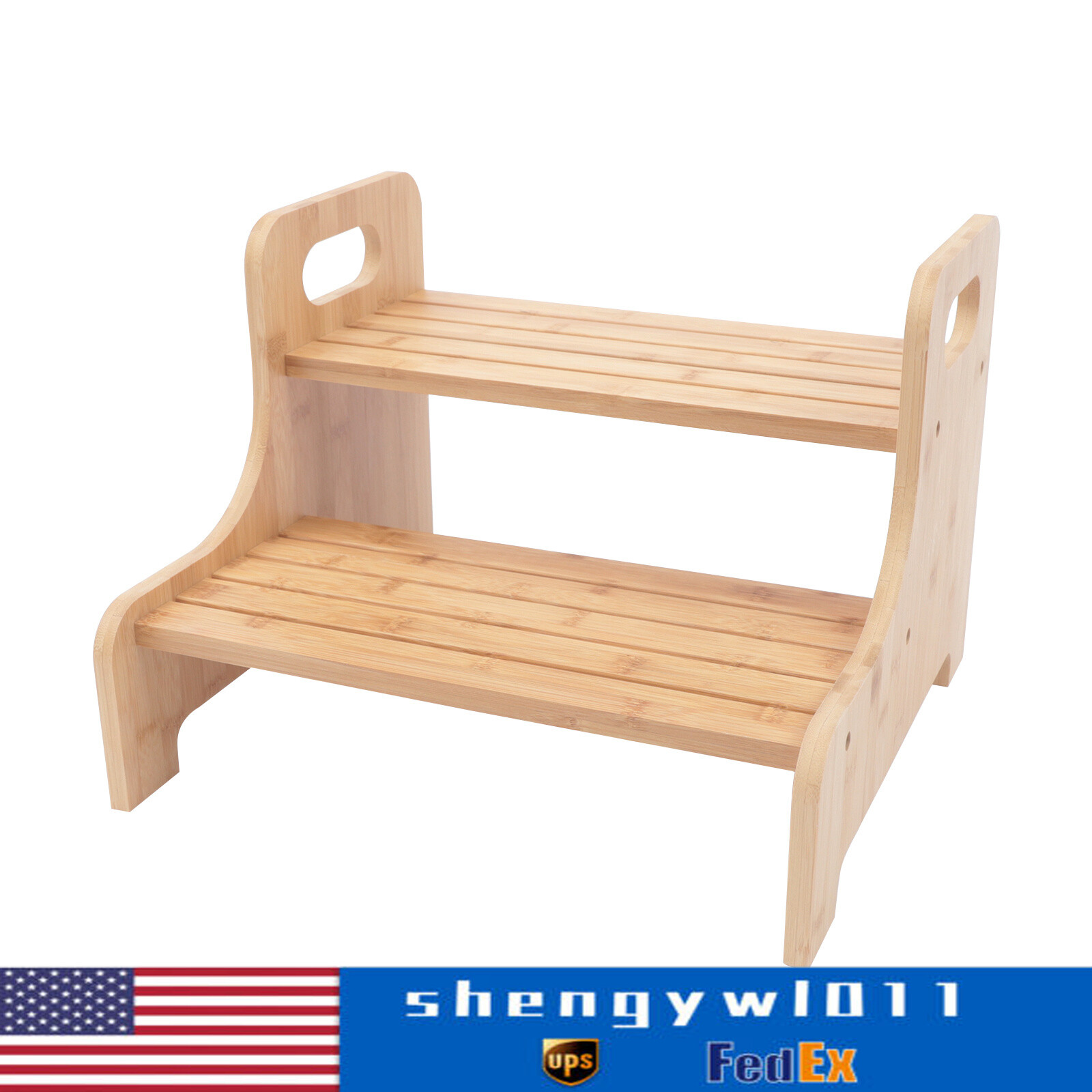 High Beds Bed Steps For Adults Two Step Stool Stair Ladder Wood Kitchen Home