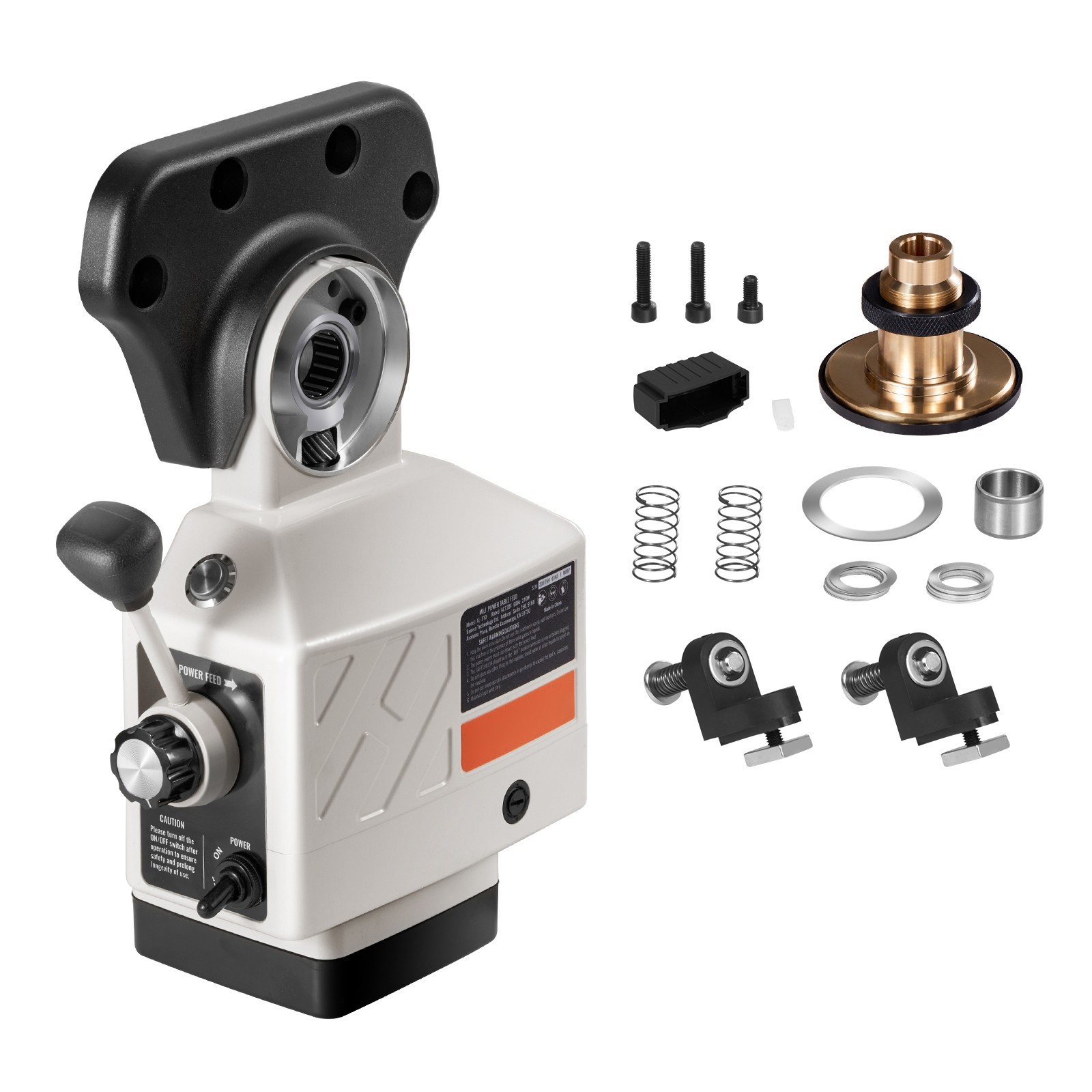 Uimoso X-Axis Power Feed for Milling Machine, 450 in-lb Torque, 0-200 RPM