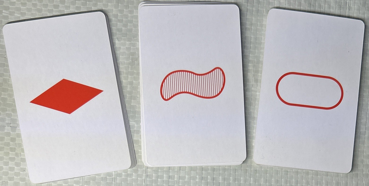 SET Game Cards Complete Red Color Set Replacement Cannei PlayMonster