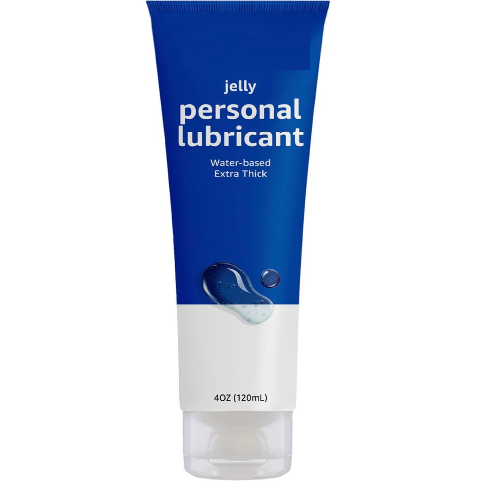 Jelly Water Based Lube, 4 Fluid Ounce, Extra Thick Gel Personal Lu