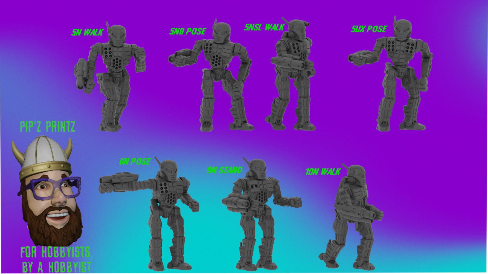 Wyvern Alternate Mech Model For Battletech 6mm-10mm-15mm RLWS