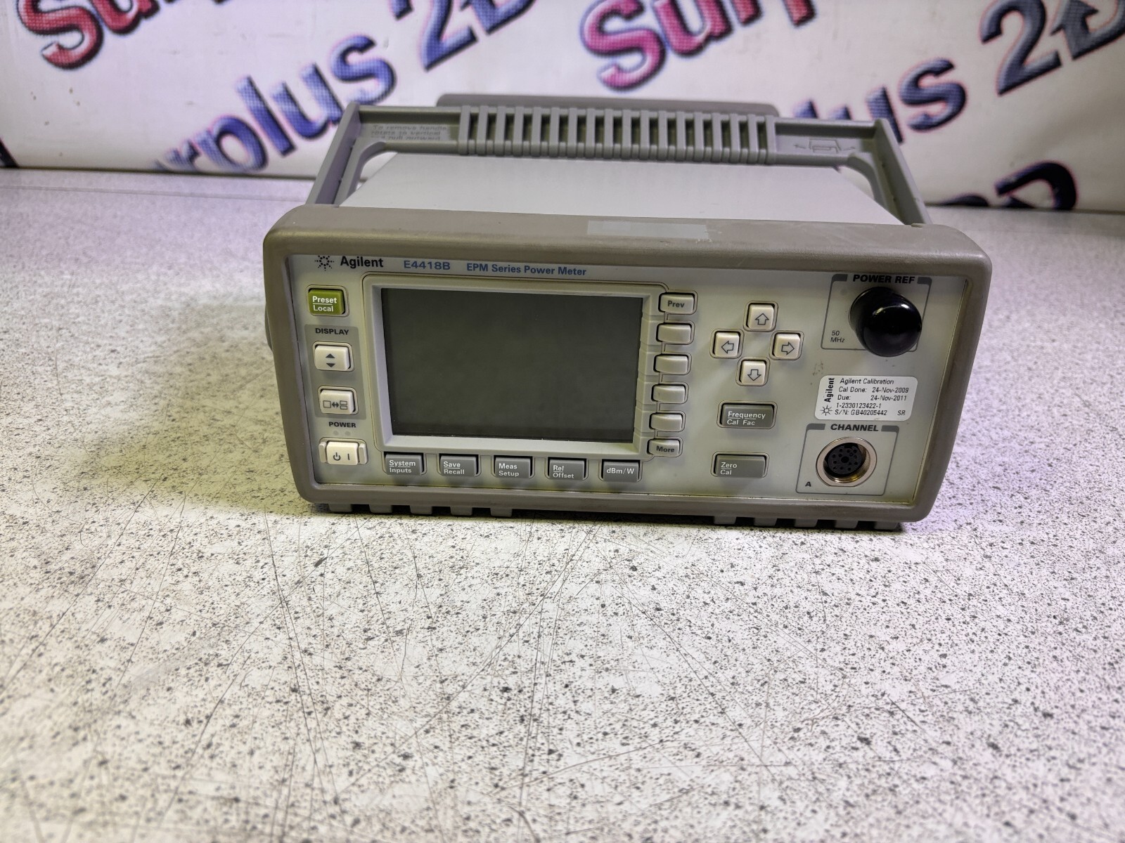 HP Agilent E4418BEPM Series Power Meter with Casing