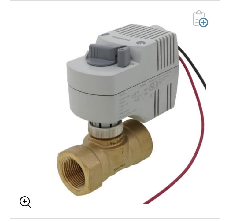 SIEMENS (599-00213) 1” Threaded Electric Zone Valve Body (ONLY)