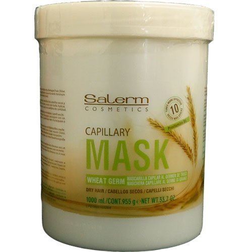 Salerm Wheat Germ Capillary Mascarilla Capillar Hair Mask 1000ml/33.7oz Unisex