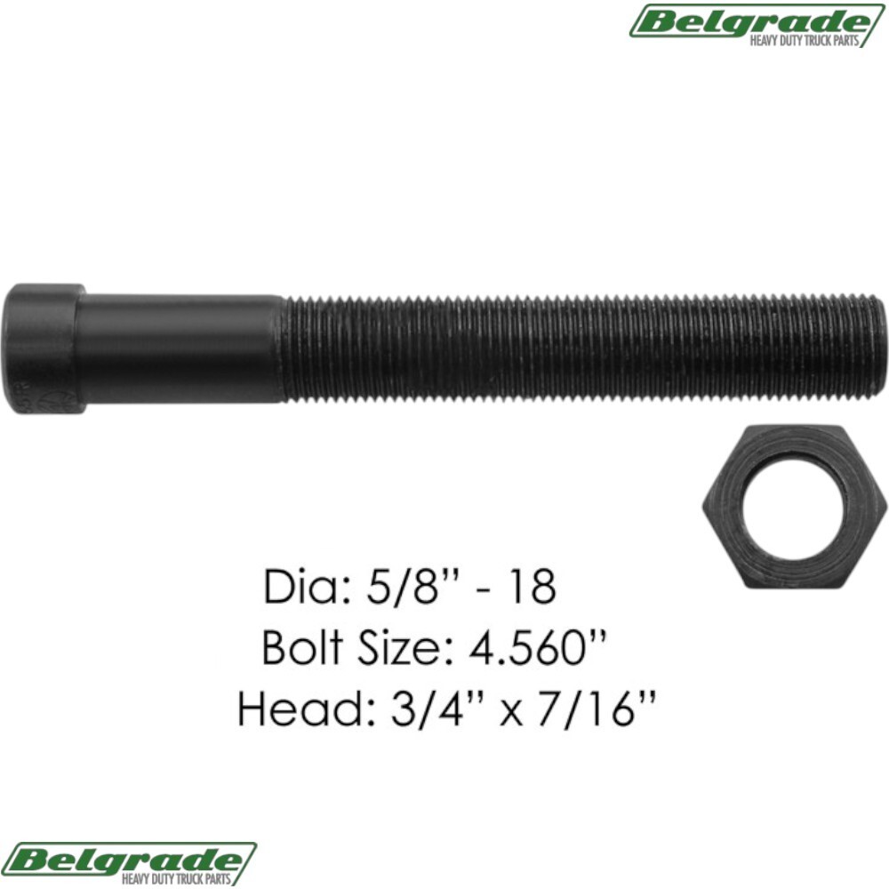 MCB855 Center Bolt 5/8in X 4.5in for FAS II Springs