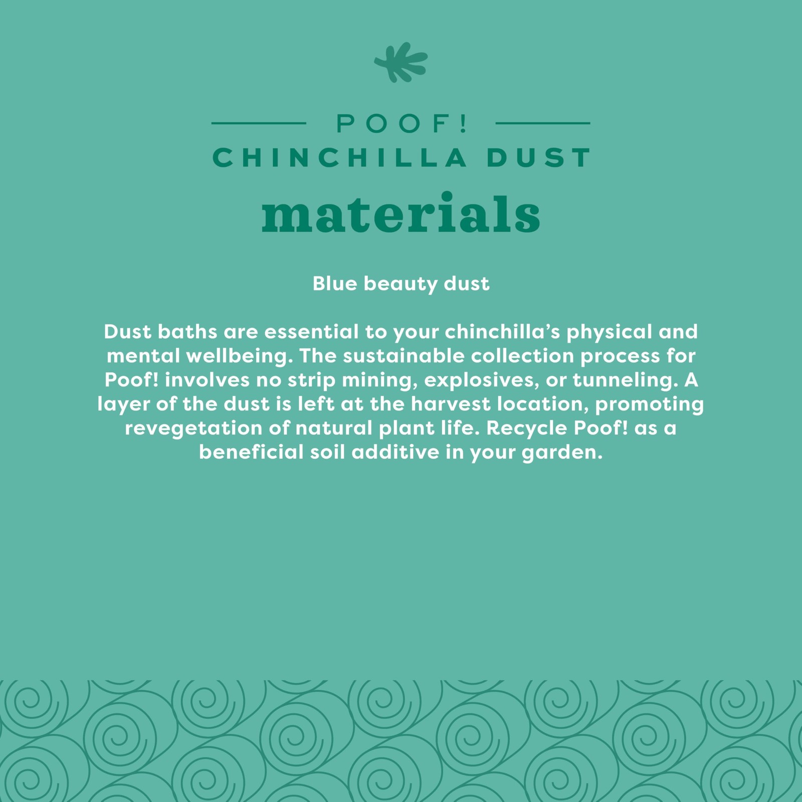 Oxbow POOF! Chinchilla Dust Bath,100% Natural Blue 2.5 Pound (Pack of 1)