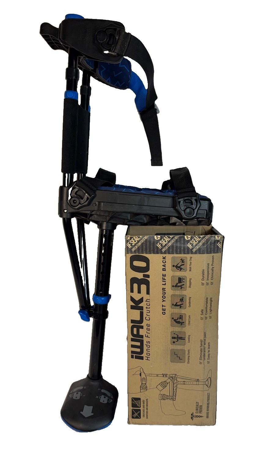 iWALK Hands Free 3.0 Crutch Pain Free Knee Crutch Alternative to Crutches w/ Box