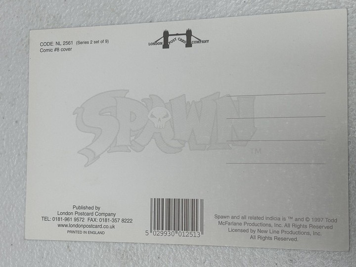 1997 Spawn Postcard SET OF 5 Todd McFarlane