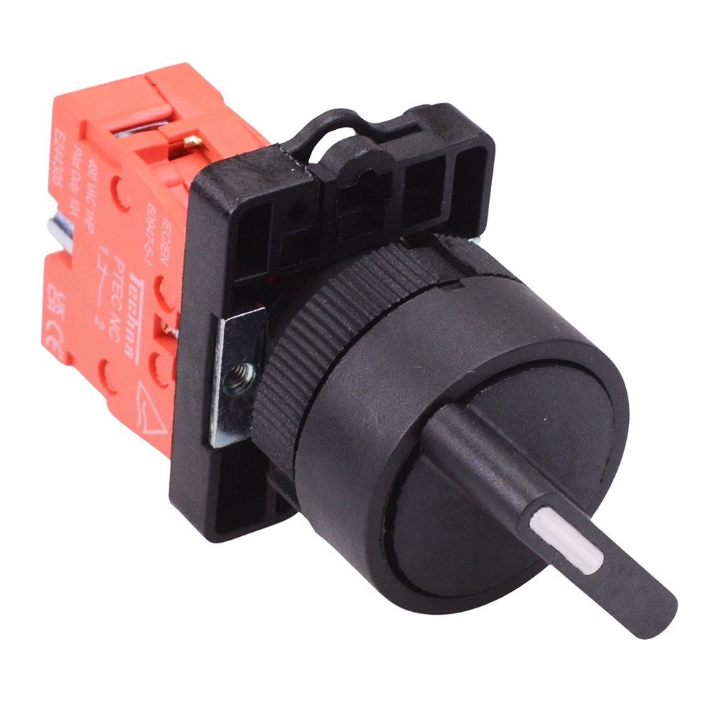 Techna PtecSN2F 2 Position Plastic Selector Switch 10A 1NC