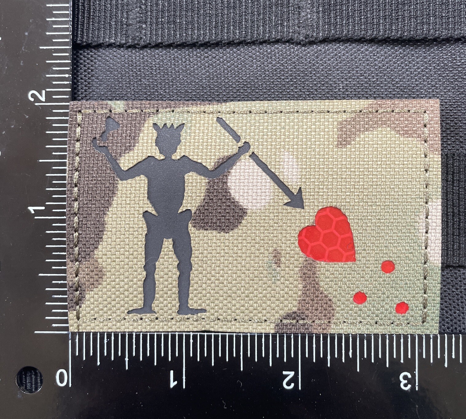 Blackbeard Pirate navy Seal DEVGRU Tactical morale IR Patch Hook Loop 3.2” MC