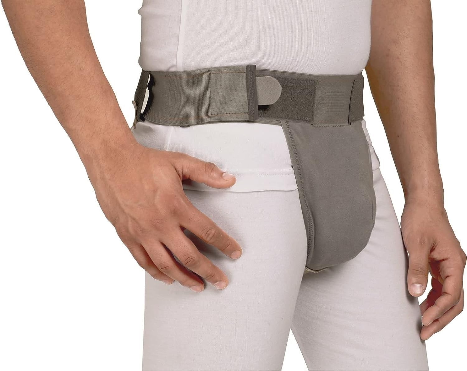 Scrotal Support, Size LARGE,1 Unit in Greycolor