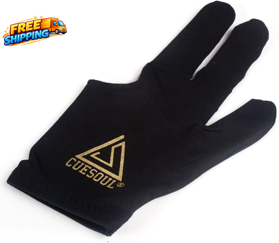 10Pcs/Set 3 Finger Billiards Gloves Pool Cue Gloves