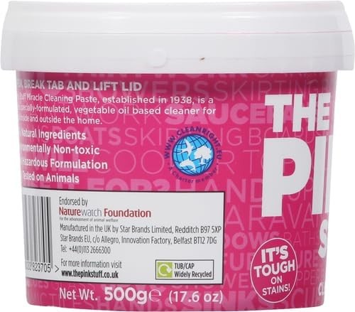 Stardrops The Pink Stuff, Miracle Cleaning Paste, All-Purpose Cleaner, 17.63 oz