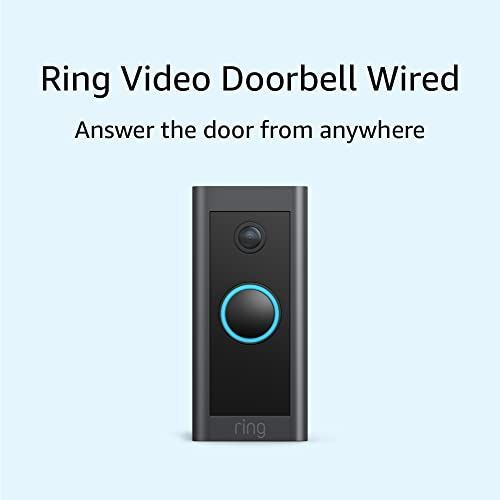 Ring Video Doorbell Wired – Convenient, essential features in a compact design,