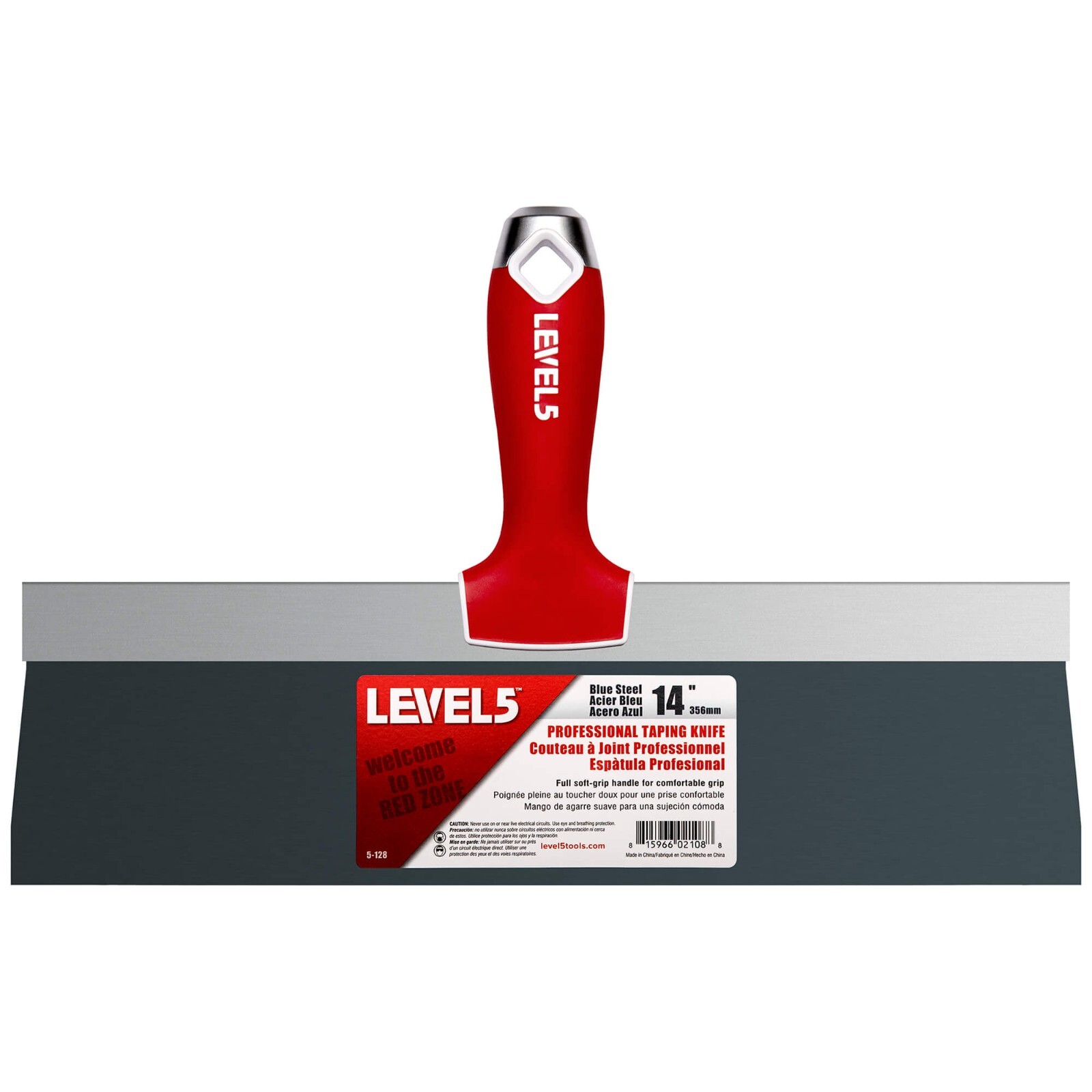 LEVEL5 Drywall Taping Knife Blue Steel 14" | High Grade | Free Shipping | 5-128