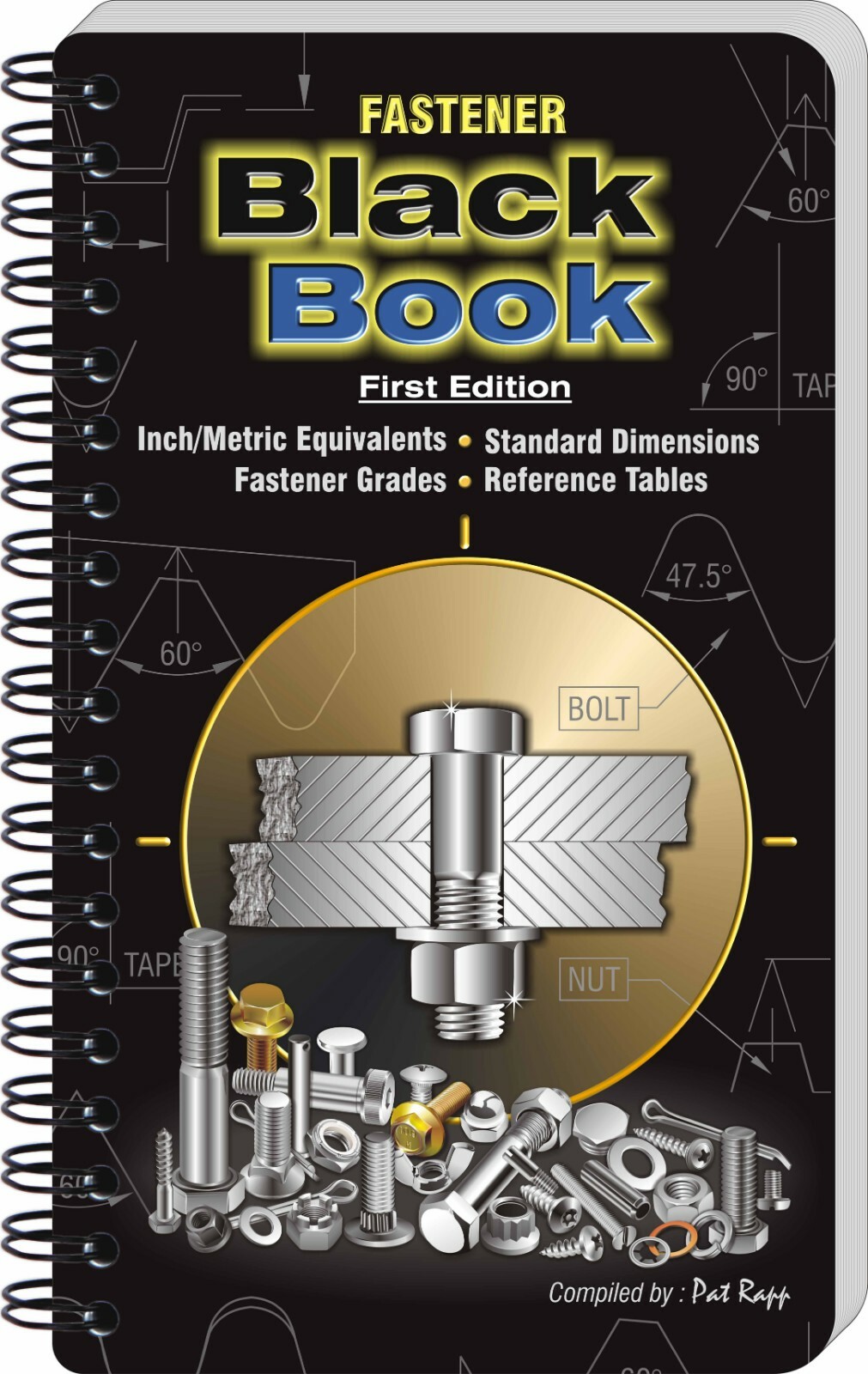 ENGINEERS Black Book for Fasteners  (METRIC) with Thread Gage (Current for 2026
