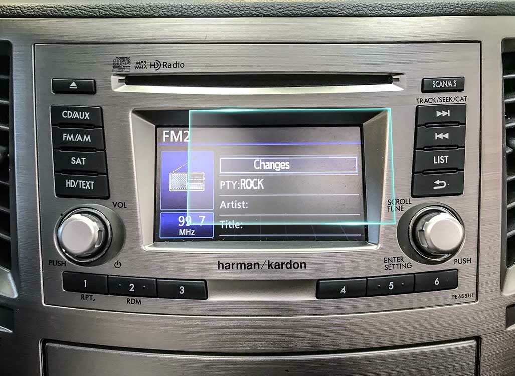 Crystal Clear Screen Protector for 2013 Subaru OutBack Vehicle Navigation