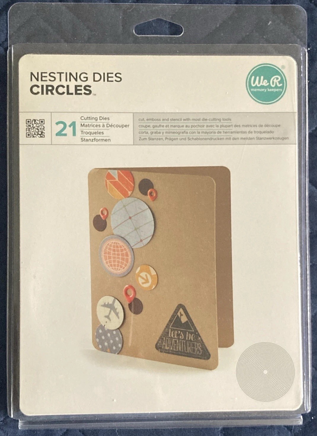 Circle Cutting Dies — NEW 21-Piece Set by We R Memory Keepers