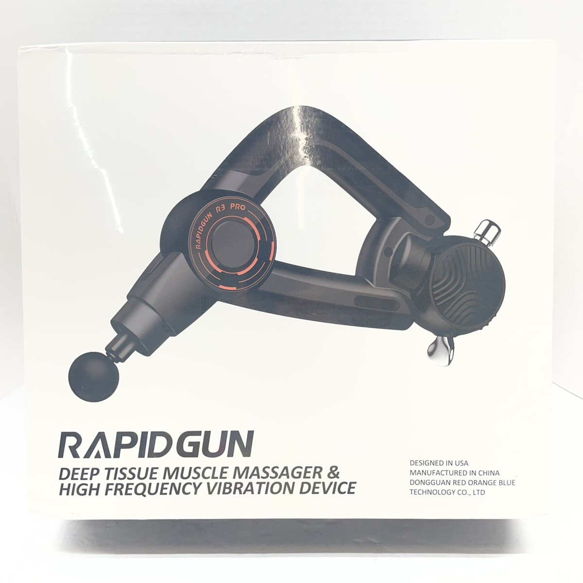 RAPIDGUN R3 PRO DEEP TISSUE MUSCLE MASSAGER 5 SPEEDS SEALED NEW (CMP127718)