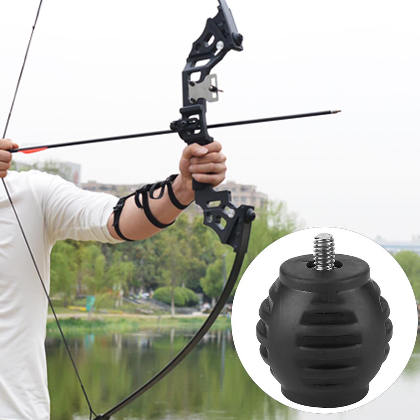 Rubber Archery Ball Stabilizer Vibration Damper For Compound Bow